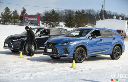 Lexus SUVs, at the starting line