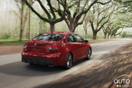 2023 Toyota Corolla, three-quarters rear