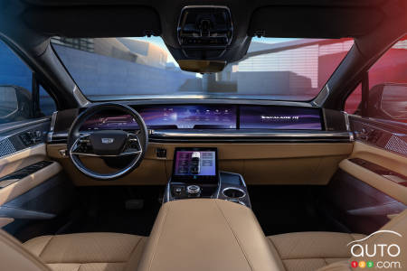 Cadillac Escalade IQ 2025, intérieur