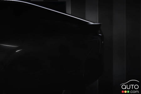 Lexus electric SUV concept, profile, rear