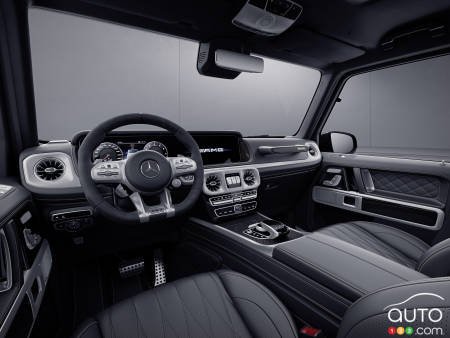 Interior of the 2023 Mercedes-AMG G63 AMG Grand Edition