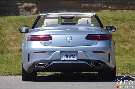 2021 Mercedes-Benz E 450 convertible, rear