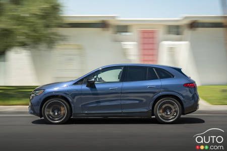 2024 Mercedes-AMG EQE SUV in profile