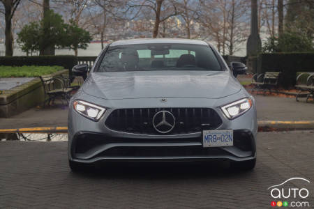 Front of 2023 Mercedes-Benz AMG CLS 53 4Matic+ Coupé