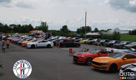 Les Ford Mustang au Centre Vidéotron de Québec