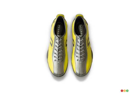 The Idea Corsa shoe, in yellow
