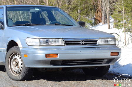 1992 Nissan Stanza, front end