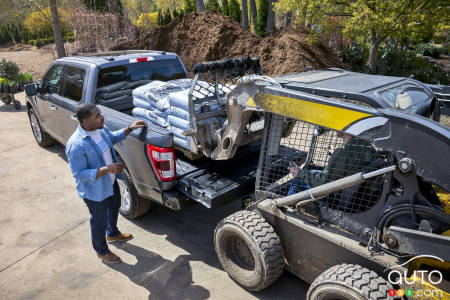 Loading up a 2021 Ford F-150