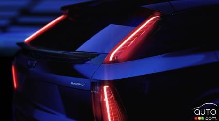 The 2026 Cadillac Optiq-V, rear hatch