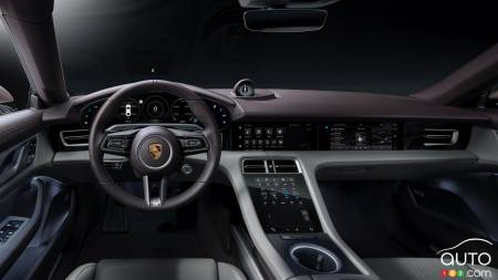 2021 Porsche Taycan with RWD, interior