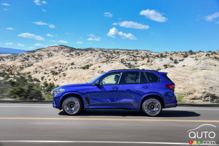 2020 BMW X5 M, profile