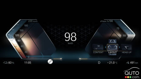 The iDrive 8 system