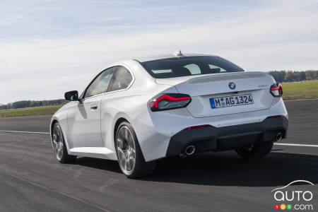 2022 BMW 2 Series, three-quarters rear