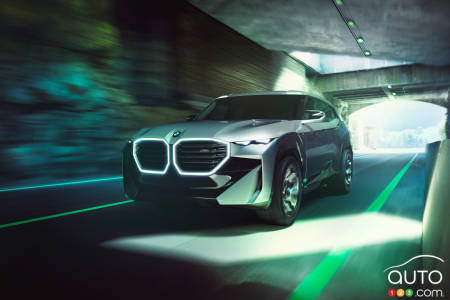The BMW XM concept, front