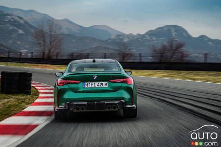 The 2025 BMW M4 CS, rear