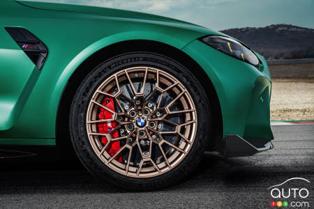 The 2025 BMW M4 CS, wheel