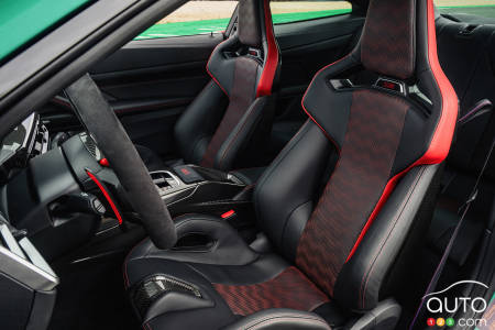 The 2025 BMW M4 CS, seats