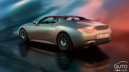 The BMW Skytop Concept, three-quarters rear
