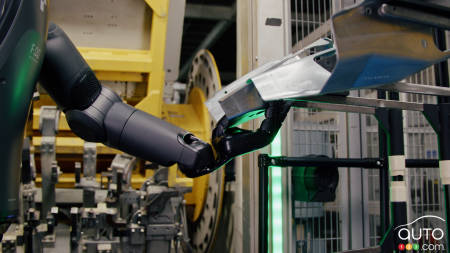 The Figure 02 robot, with a vehicle component