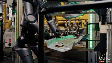 The Figure 02 robot, at work