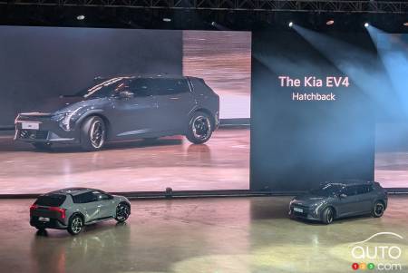 The Kia EV4 five-door hatchback