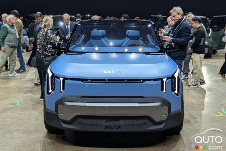 The Kia EV2 Concept, front