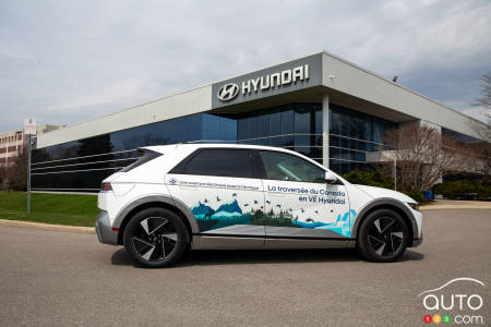 Le Hyundai Ioniq 5 2025 Preferred avec l’ensemble Ultimate