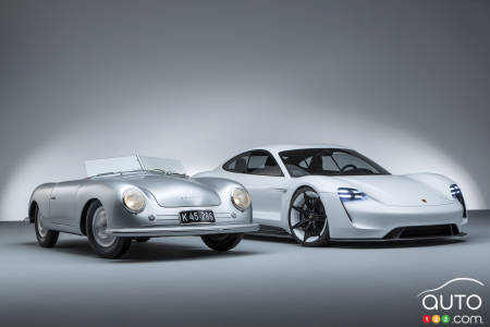 La Porsche 356 Roadster et la Mission E