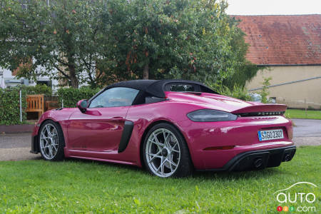 The new 2024 Porsche 718 Boxster Spyder RS