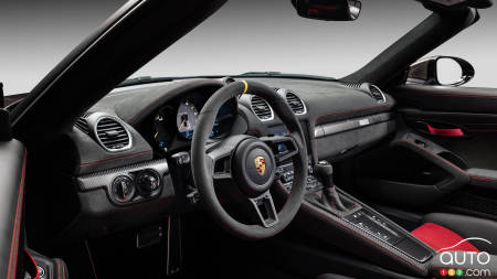 Interior of 2024 Porsche 718 Spyder RS