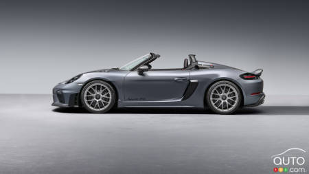 Grey 2024 Porsche 718 Spyder RS