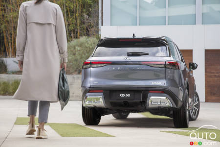 2022 Infiniti QX60, rear