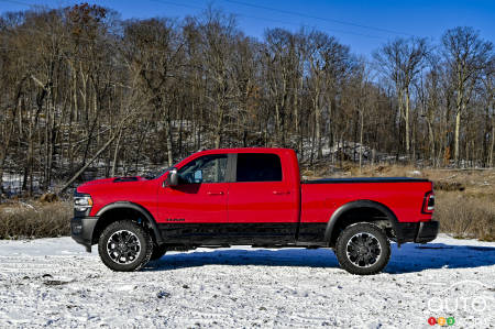 Ram 2500 Rebel 2023, profil