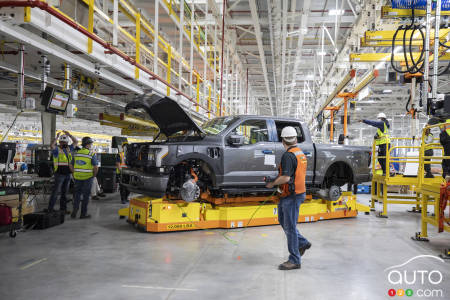 The Ford F-150 Lightning, in production, fig. 5