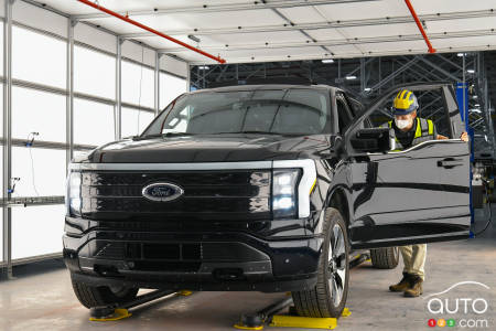The Ford F-150 Lightning, in production, fig. 6