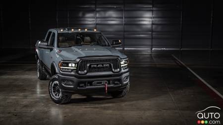 Ram 2500 Power Wagon 2021, édition 75e anniversaire, avant