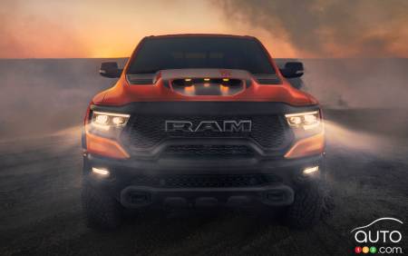 Glimpse of the new 2024 Ram 1500 TRX Final Edition