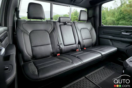 The 2025 Ram 1500, second row of seats