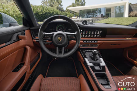 Porsche 911 S/T 2024, intérieur