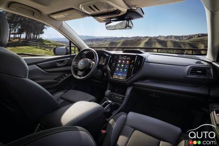 Interior of 2023 Subaru Ascent