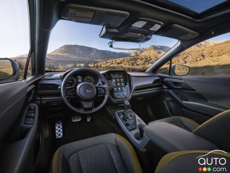 Interior of 2024 Subaru Crosstrek