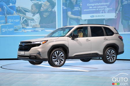 The 2025 Subaru Forester, presented in Los Angeles