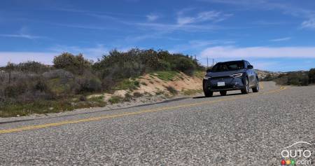 2023 Subaru Solterra - On the road