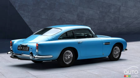 1963 Aston Martin DB5, three-quarters rear