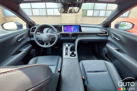 Interior of the 2023 Toyota Crown