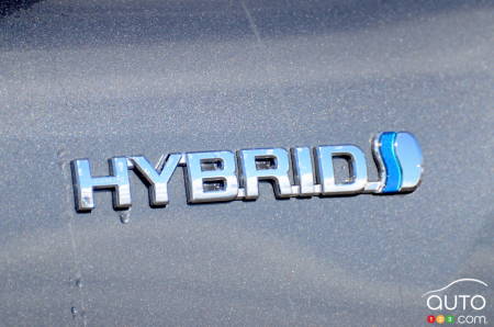 Toyota Highlander hybride, écusson