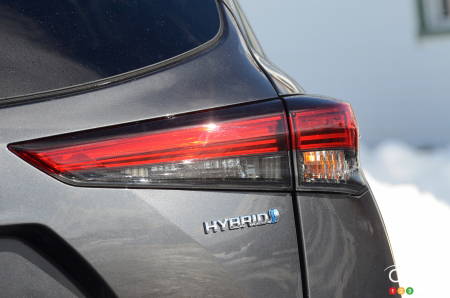 Toyota Highlander hybride 2021, feu