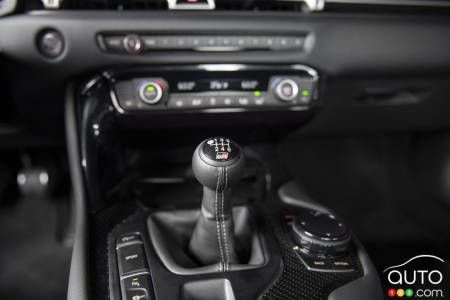 Gear shifter of 2023 Toyota GR Supra