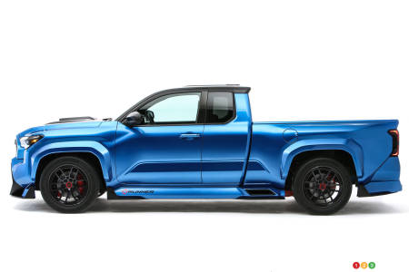 Profile of the 2024 Toyota Tacoma X-Runner Concept