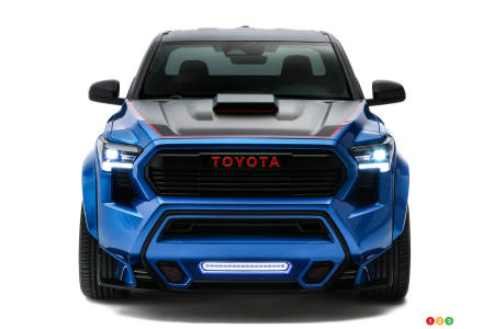 Toyota Tacoma X-Runner Concept 2024 bleu